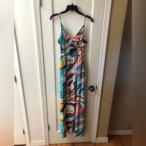 Yumi Kim Cleo Watercolor Maxi Dress